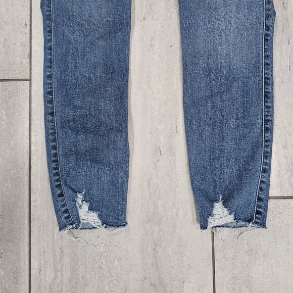 Hollister high rise crop super skinny jeans. Size 7R waist 28 inseam 26 - Picture 3 of 7